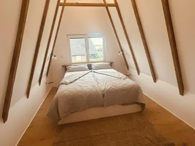 Ein Bett oder Betten in einem Zimmer der Unterkunft Holiday home with 3 bedrooms