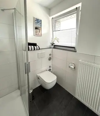 Ein Badezimmer in der Unterkunft Seaside 53 FeWo 7