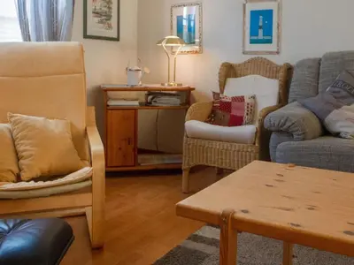 Ein Sitzbereich in der Unterkunft Apartment Watt in Friedrichskoog-Spitze by Interhome