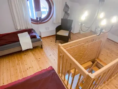 Ein Bett oder Betten in einem Zimmer der Unterkunft Apartment Moin-Moin in Friedrichskoog-Spitze by Interhome