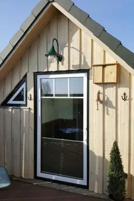 Das Gebäude in dem sich die Ferienwohnung befindet