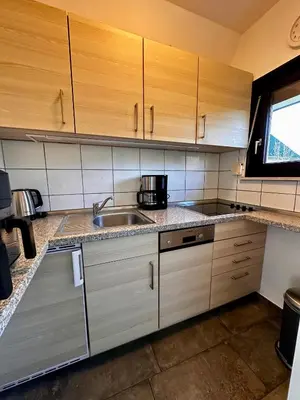 Küche/Küchenzeile in der Unterkunft Ringwall 45 Ferienhaus Lu & Le