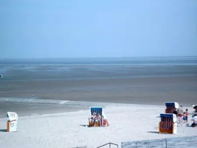 Ein Strand an oder in der Nähe des Ferienhauses