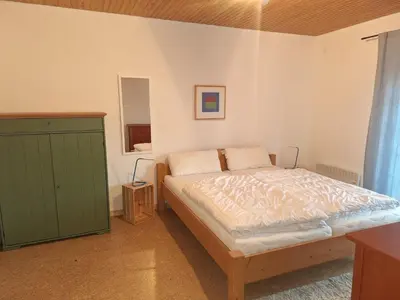Ein Bett oder Betten in einem Zimmer der Unterkunft Deichkieker