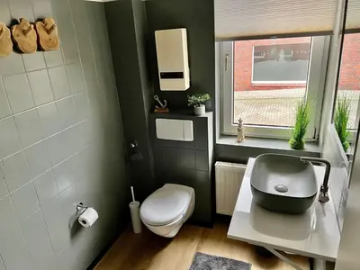 Ein Badezimmer in der Unterkunft Apartment Nordseeperle by Interhome
