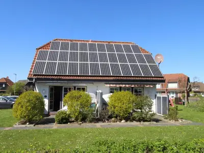 Das Gebäude in dem sich die Ferienwohnung befindet