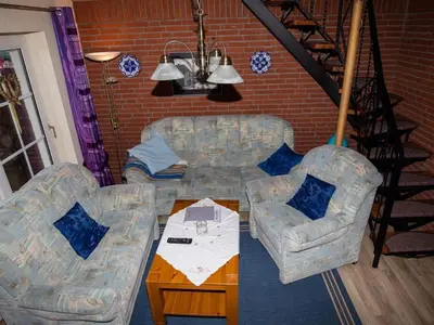 Ein Sitzbereich in der Unterkunft Apartment FeWo Herzmuschel by Interhome