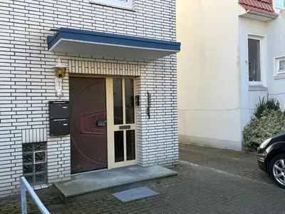 Das Gebäude in dem sich die Ferienwohnung befindet