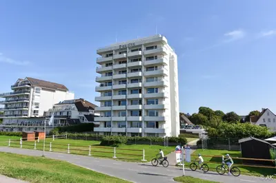 Das Gebäude in dem sich die Ferienwohnung befindet