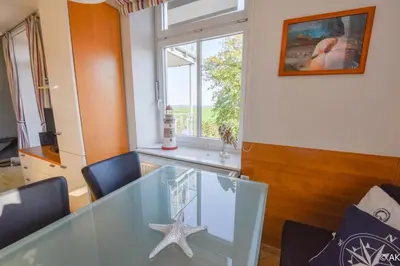 TV/Unterhaltungsangebot in der Unterkunft Altes Badehaus Appartement Diana