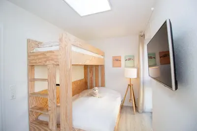 Ein Bett oder Betten in einem Zimmer der Unterkunft Marina 16