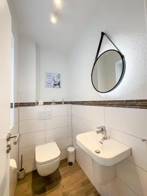Ein Badezimmer in der Unterkunft Marina 16