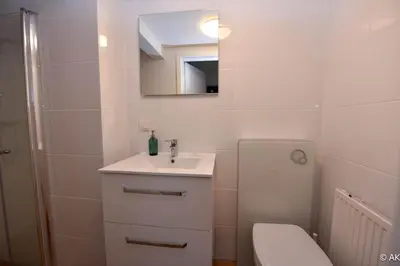 Ein Badezimmer in der Unterkunft Strandkorb 12 - Studio