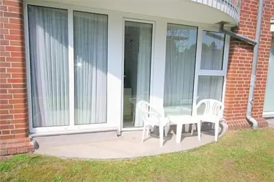 Ein Garten an der Unterkunft Hohe Worth, H3