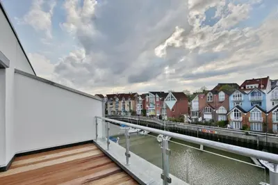 Ein Balkon oder eine Terrasse in der Unterkunft City Marina, CM24b