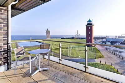 Ein allgemeiner Meerblick oder ein Meerblick von der Ferienwohnung aus