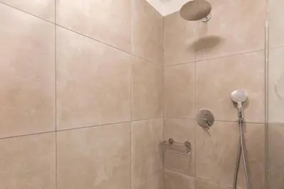 Ein Badezimmer in der Unterkunft Haus Yachthafen, KY2