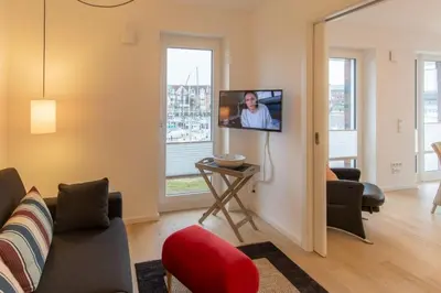 TV/Unterhaltungsangebot in der Unterkunft Haus Yachthafen, KY2