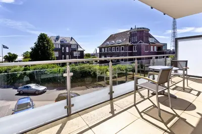 Ein Balkon oder eine Terrasse in der Unterkunft Alte Liebe, RA209
