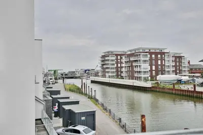 Blick auf einen Fluss in der Nähe der Ferienwohnung