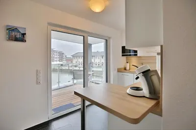 Küche/Küchenzeile in der Unterkunft City Marina, CM18-6
