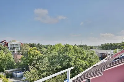 Das Gebäude in dem sich die Ferienwohnung befindet