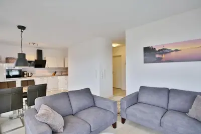 Küche/Küchenzeile in der Unterkunft Haus Marina, KM26