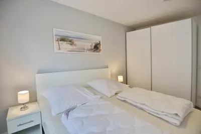 Ein Bett oder Betten in einem Zimmer der Unterkunft Meine See, MS4