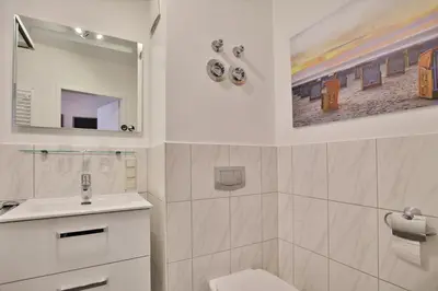 Ein Badezimmer in der Unterkunft Hohe Lith, HL117
