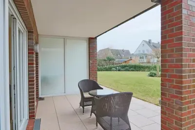 Ein Garten an der Unterkunft Dunamar, DM4