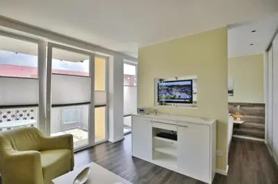 TV/Unterhaltungsangebot in der Unterkunft Duhner Strandhus, S203