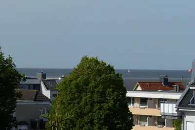 Ein allgemeiner Meerblick oder ein Meerblick von der Ferienwohnung aus