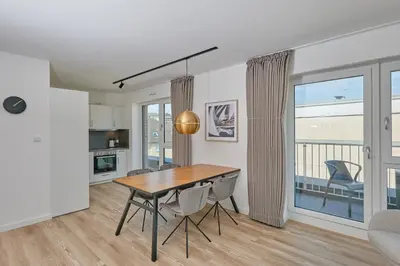 Küche/Küchenzeile in der Unterkunft Nordstrand, N303