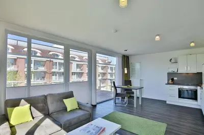 Küche/Küchenzeile in der Unterkunft Duhner Strandhus, S212