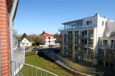 Das Gebäude in dem sich die Ferienwohnung befindet