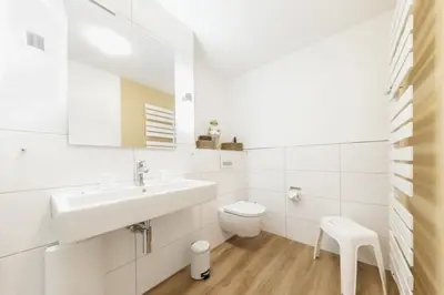 Ein Badezimmer in der Unterkunft Hohe Worth, H305