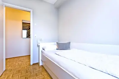 Ein Bett oder Betten in einem Zimmer der Unterkunft Döser Seedeich 7, SD9