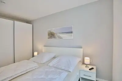 Ein Bett oder Betten in einem Zimmer der Unterkunft Meine See, MS1