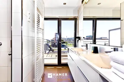 Ein Balkon oder eine Terrasse in der Unterkunft Alte Liebe, RA308