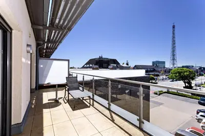 Ein Balkon oder eine Terrasse in der Unterkunft Alte Liebe, RA308