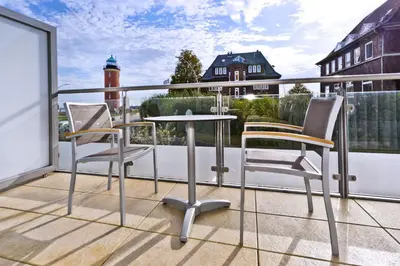 Ein Balkon oder eine Terrasse in der Unterkunft Alte Liebe, RA113