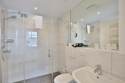 Ein Badezimmer in der Unterkunft Meine See, MS7