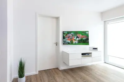 TV/Unterhaltungsangebot in der Unterkunft Duhner Brandung, B5