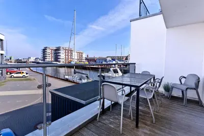Ein Balkon oder eine Terrasse in der Unterkunft City Marina, CM16b