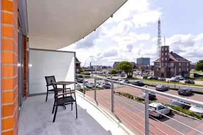 Das Gebäude in dem sich die Ferienwohnung befindet