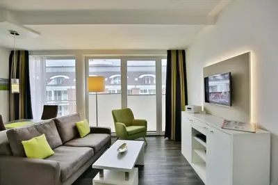 TV/Unterhaltungsangebot in der Unterkunft Duhner Strandhus, S306