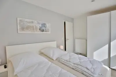 Ein Bett oder Betten in einem Zimmer der Unterkunft Meine See, MS5