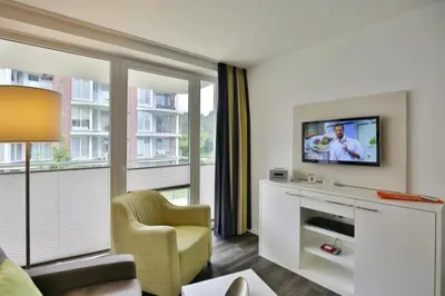 TV/Unterhaltungsangebot in der Unterkunft Duhner Strandhus, S106