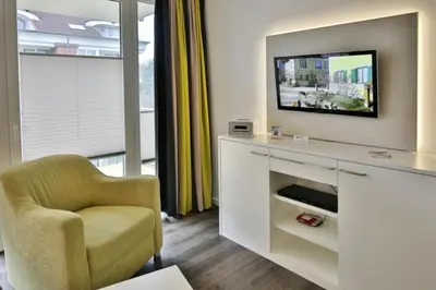 TV/Unterhaltungsangebot in der Unterkunft Duhner Strandhus, S206
