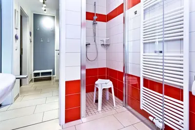 Ein Badezimmer in der Unterkunft Ruge Bries, RB11